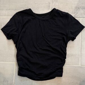lululemon athletica Black Short-Sleeve Crew Tee